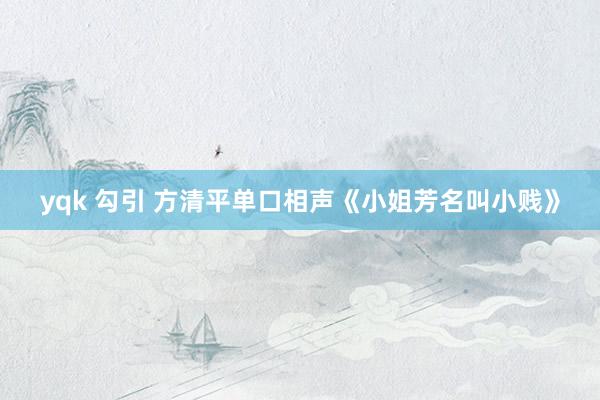 yqk 勾引 方清平单口相声《小姐芳名叫小贱》